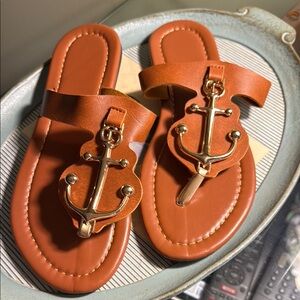 🛍5 for $20 🛍️ Anchor Embellished Sandals